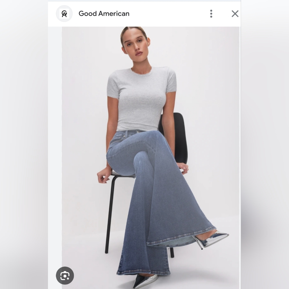 Good American Good Waist extreme Flare Size 4